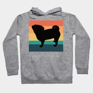 Pug Dog Vintage Sunset Hoodie